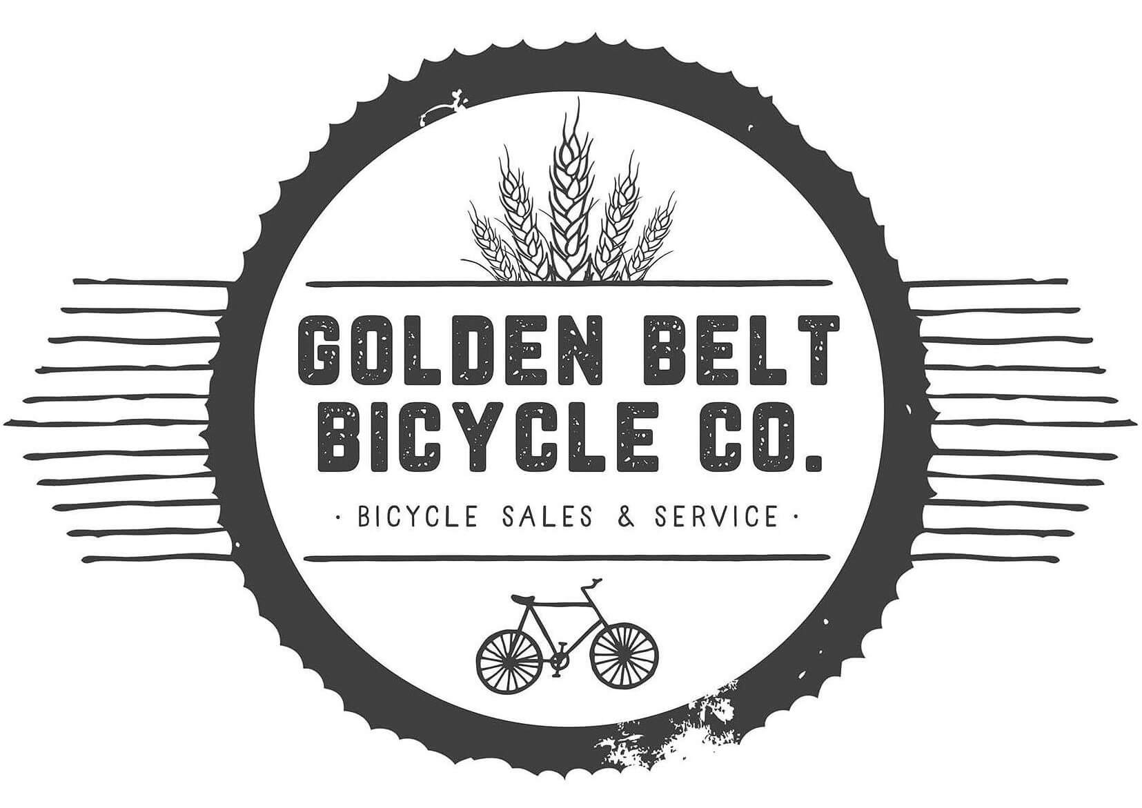golden belt bicycle logo